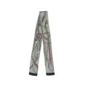 Pre-owned Fabric scarves Louis Vuitton Vintage , Gray , Dames