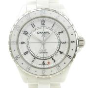 Pre-owned Fabric watches Chanel Vintage , White , Dames