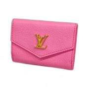 Pre-owned Leather wallets Louis Vuitton Vintage , Pink , Dames