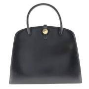 Pre-owned Leather handbags Hermès Vintage , Black , Dames