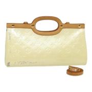 Pre-owned Leather handbags Louis Vuitton Vintage , Beige , Dames