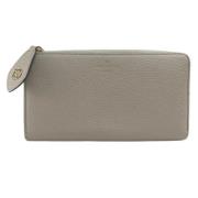 Pre-owned Leather wallets Louis Vuitton Vintage , Beige , Dames