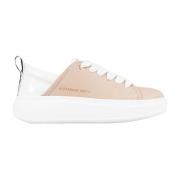 Beige Vegan Sneakers voor Vrouwen Alexander Smith , Beige , Dames