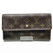 Pre-owned Canvas wallets Louis Vuitton Vintage , Brown , Dames