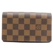 Pre-owned Fabric wallets Louis Vuitton Vintage , Brown , Dames