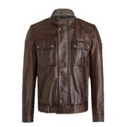 Legacy Hand Waxed Leren Jas Belstaff , Brown , Heren