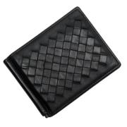 Pre-owned Leather wallets Bottega Veneta Vintage , Black , Heren