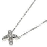 Pre-owned Platinum necklaces Tiffany & Co. Pre-owned , Gray , Dames