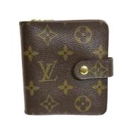 Pre-owned Canvas wallets Louis Vuitton Vintage , Brown , Dames