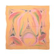 Pre-owned Silk scarves Hermès Vintage , Multicolor , Dames