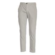 Slim Fit Chino Broek Mastic Department Five , Gray , Heren