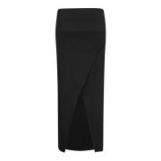 Zwarte Rok Verhoog Garderobe Elegant Chic IRO , Black , Dames