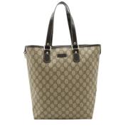 Pre-owned Canvas gucci-bags Gucci Vintage , Beige , Dames