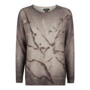 Luxe Kasjmier Zijde Sweaters Made in Italy Avant Toi , Brown , Dames