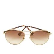 Pre-owned Acetate sunglasses Louis Vuitton Vintage , Yellow , Dames