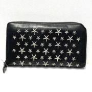 Pre-owned Leather wallets Jimmy Choo Pre-owned , Black , Dames