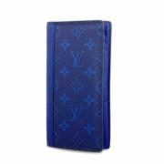 Pre-owned Fabric wallets Louis Vuitton Vintage , Blue , Heren