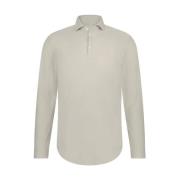 Lange Mouw Polo Shirt Blue Industry , Gray , Heren