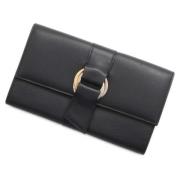 Pre-owned Leather wallets Cartier Vintage , Black , Dames