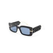 Fe40133I 01V Sunglasses Fendi , Black , Dames