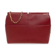 Snip Clutch Burberry , Red , Dames