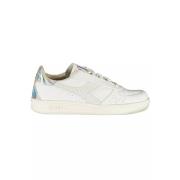 Witte vetersneakers met contrastdetails Diadora , White , Dames