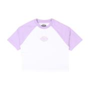 Paarse Roos Tee Dickies , Purple , Dames