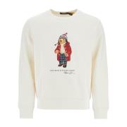 Iconische Polo Bear Crewneck Sweatshirt Polo Ralph Lauren , White , He...