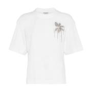 Witte T-shirts en Polos Brunello Cucinelli , White , Dames