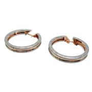 Pre-owned Rose Gold earrings Bvlgari Vintage , Yellow , Dames