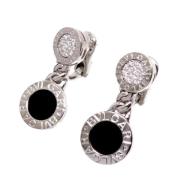 Pre-owned Silver earrings Bvlgari Vintage , Gray , Dames