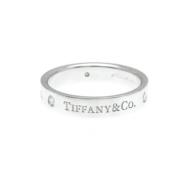 Pre-owned Platinum rings Tiffany & Co. Pre-owned , Gray , Dames