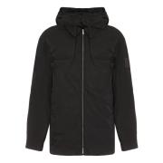 Hoodie met logopatch Salvatore Ferragamo , Black , Heren