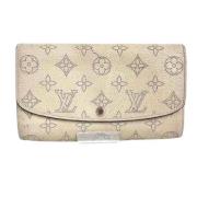 Pre-owned Canvas wallets Louis Vuitton Vintage , Beige , Dames