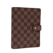 Pre-owned Canvas home-office Louis Vuitton Vintage , Brown , Dames