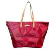 Pre-owned Leather totes Louis Vuitton Vintage , Red , Dames