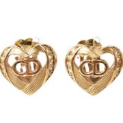 Pre-owned Metal dior-jewelry Dior Vintage , Yellow , Dames