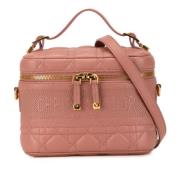 Pre-owned Leather dior-bags Dior Vintage , Pink , Dames