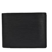 Pre-owned Leather wallets Louis Vuitton Vintage , Black , Dames