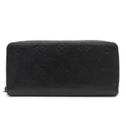 Pre-owned Canvas wallets Louis Vuitton Vintage , Black , Heren