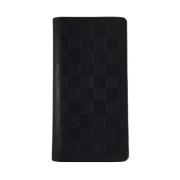 Pre-owned Canvas wallets Louis Vuitton Vintage , Black , Heren