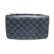 Pre-owned Canvas wallets Louis Vuitton Vintage , Blue , Heren