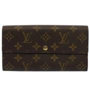 Pre-owned Canvas wallets Louis Vuitton Vintage , Brown , Dames