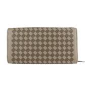 Pre-owned Leather wallets Bottega Veneta Vintage , Gray , Dames