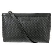 Pre-owned Leather gucci-bags Gucci Vintage , Black , Unisex