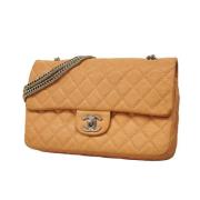 Pre-owned Leather chanel-bags Chanel Vintage , Pink , Dames