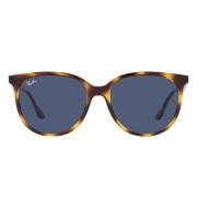 Vierkante zonnebril met donkerblauwe lenzen Ray-Ban , Brown , Unisex