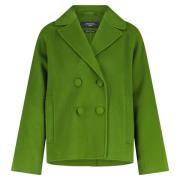 Elegante Wol Blazer Jas Max Mara Weekend , Green , Dames