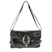 Pre-owned Leather shoulder-bags Bvlgari Vintage , Black , Dames