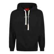 Zwarte Vlam Hoodie Vision OF Super , Black , Heren